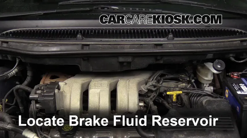 2000 Plymouth Voyager 3.3L V6 Brake Fluid Add Fluid